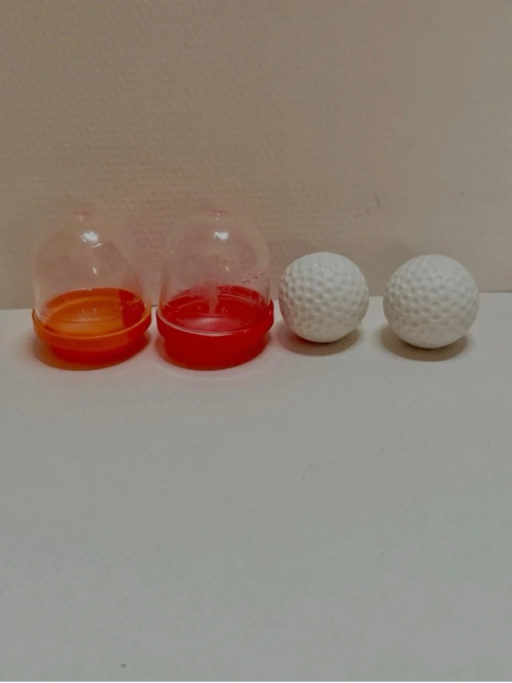 Golf Ball Pencil Toppers Set of 2 Vintage Preppy Stationary Gumball Machine Toys
